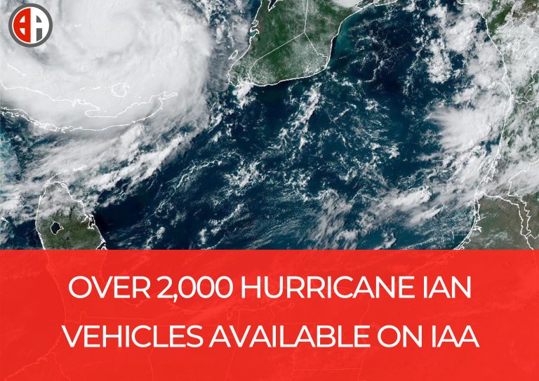 Over 2,000 Hurricane Ian Vehicles Available on IAA