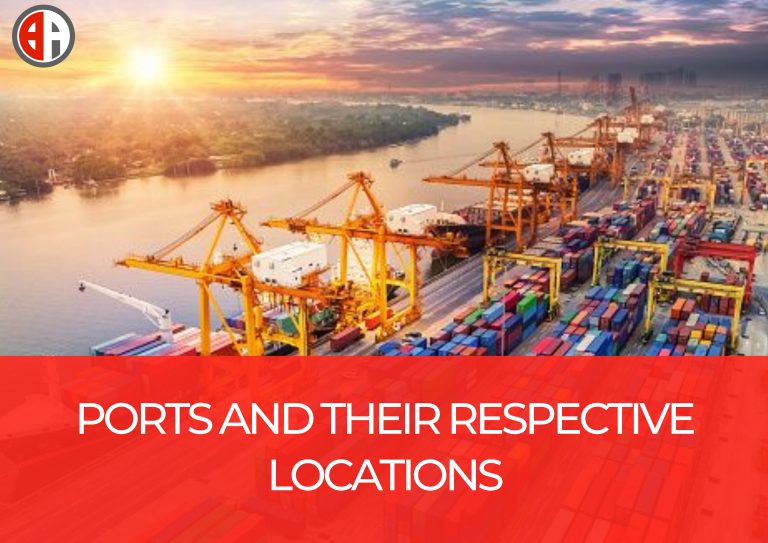 PORTS AND THEIR RESPECTIVE LOCATIONS